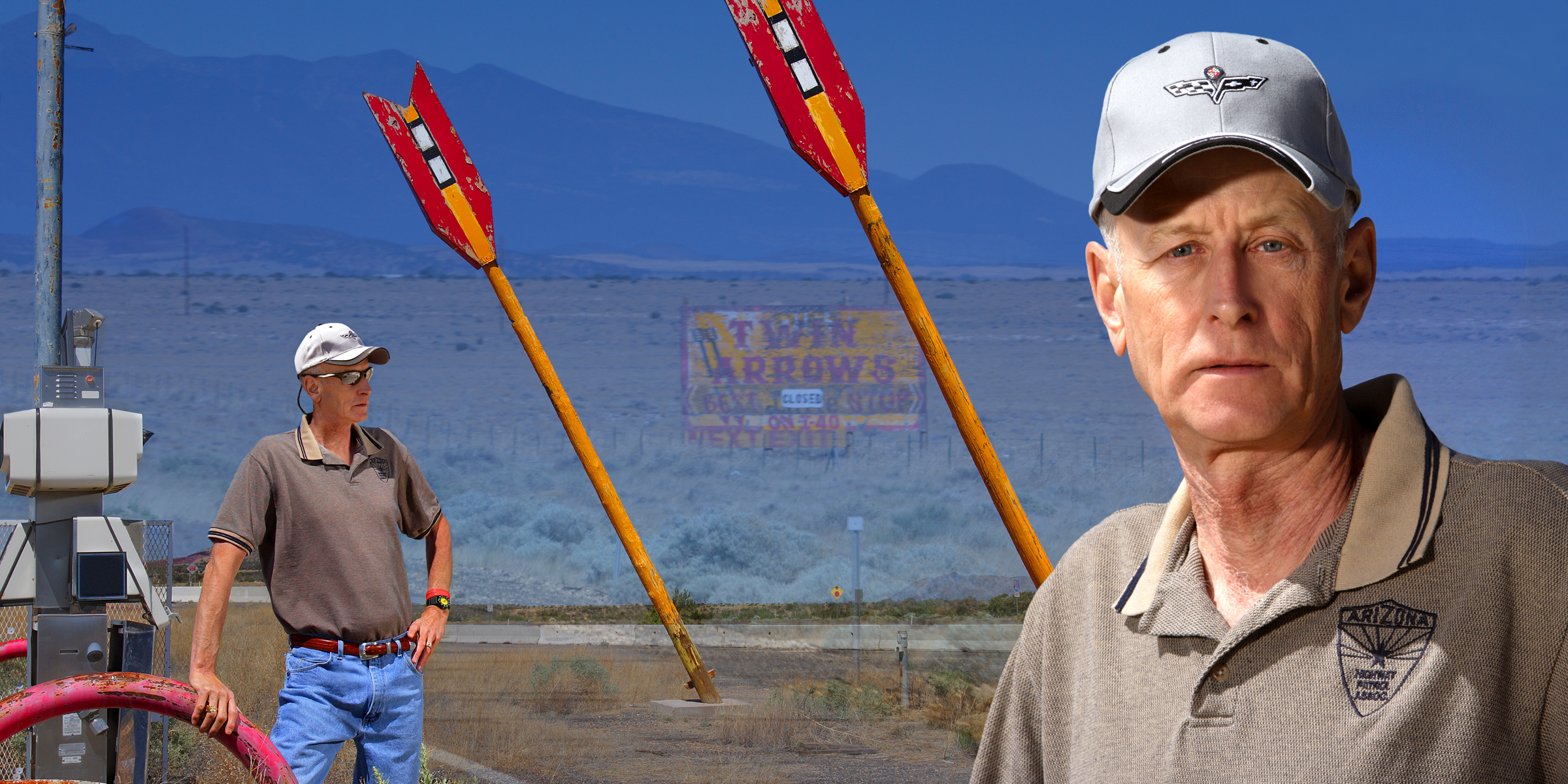 Gary Latham photographed for ALS Across America at Twin Arrows