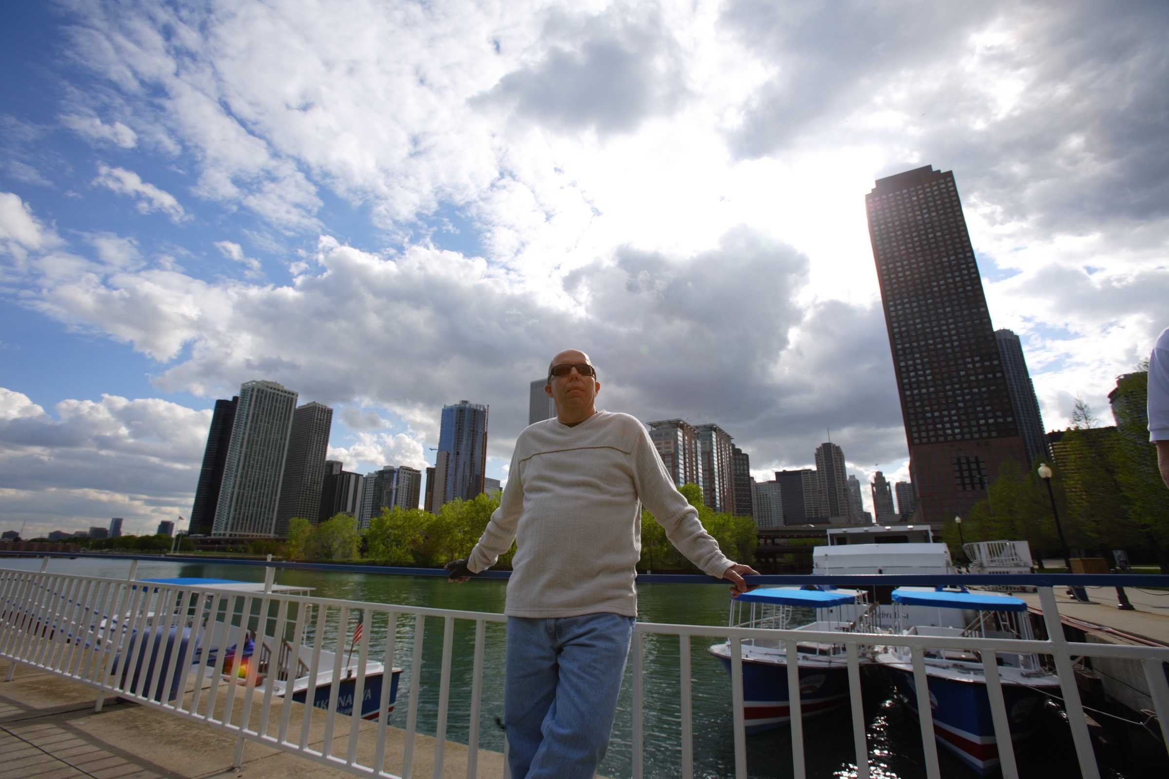 John Glorioso photographed at Navy Pier, Chicago, Illinois, for ALS Across America