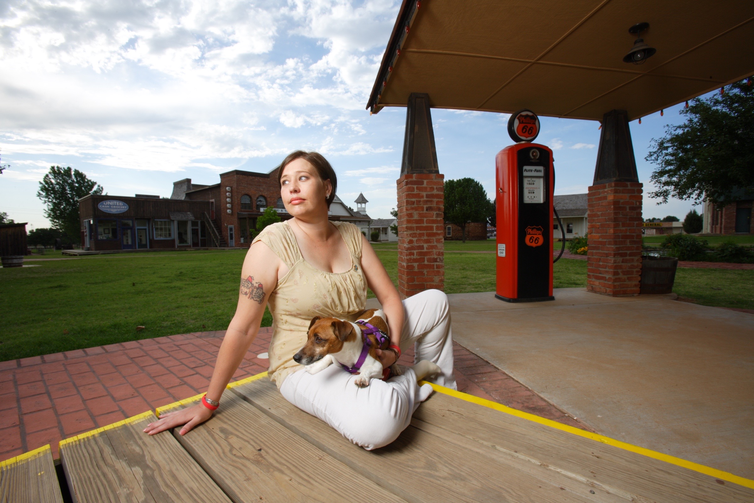 Lauri Marshall photographed at National Route 66 Museum, Elk City, Oklahoma, for ALS Across America