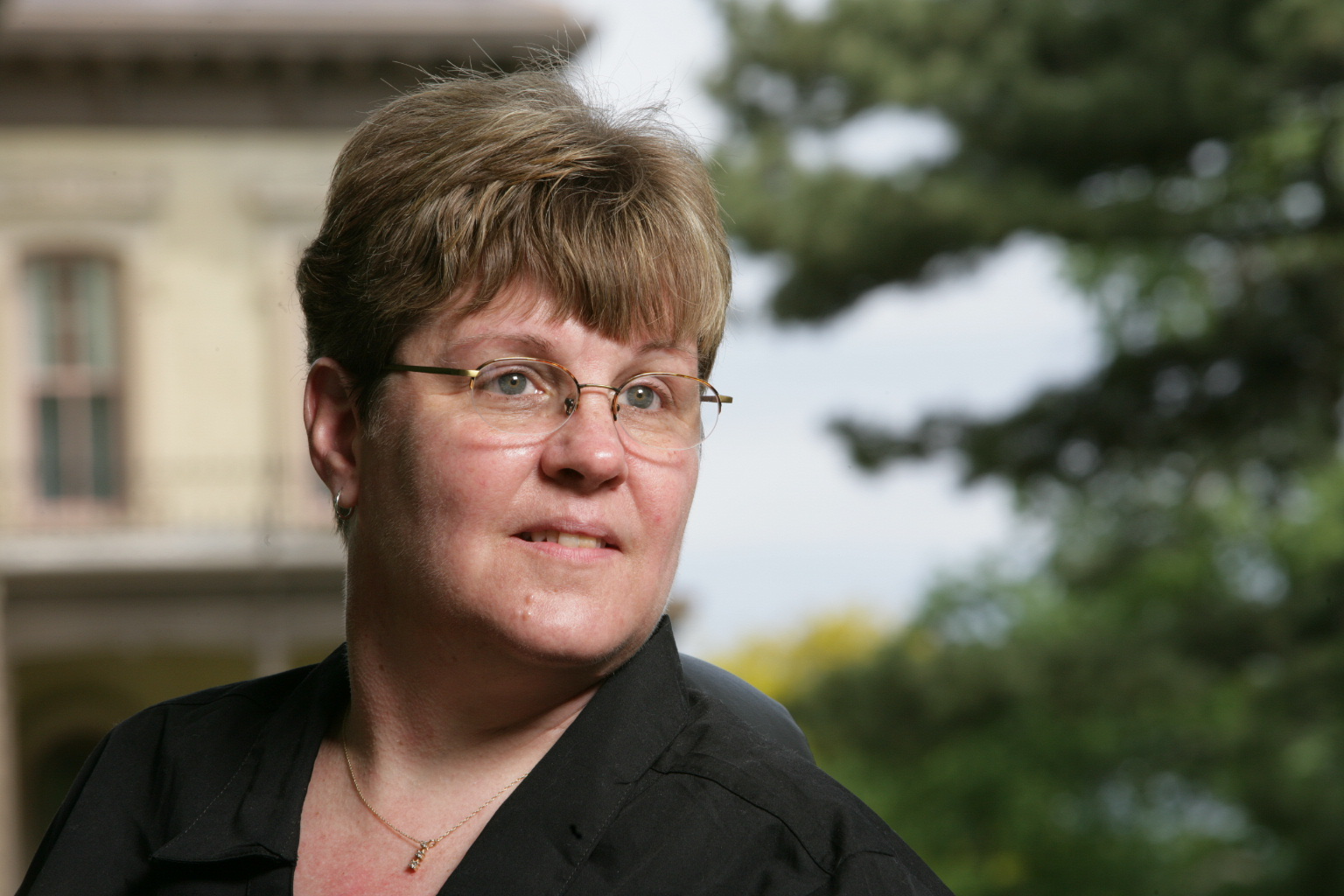 Nancy Adkins photographed at David Davis Mansion, Bloomington, Illinois, for ALS Across America