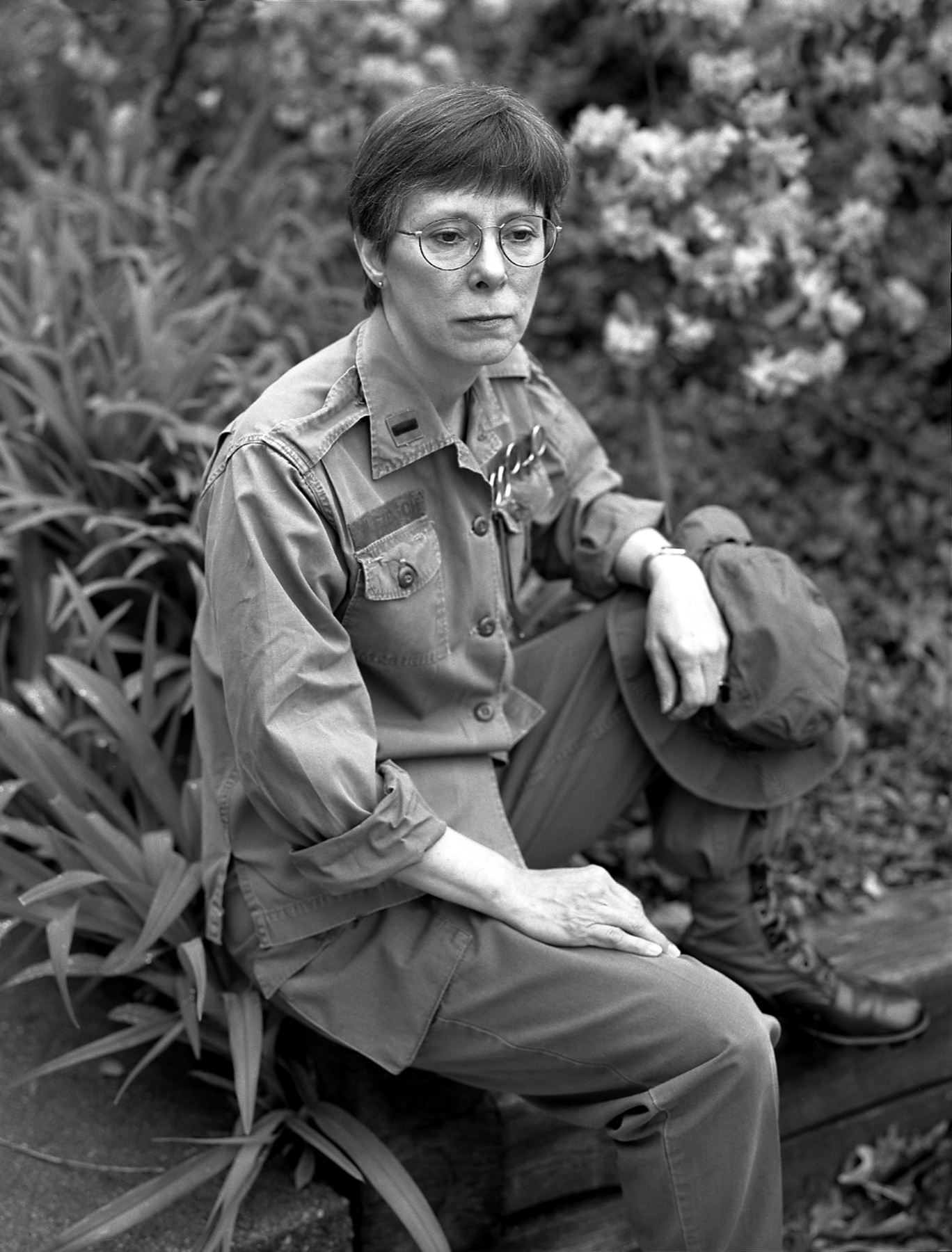 Portrait of Marcia Van Ess from Michigan Veterans of Five Wars by David J. DeJonge