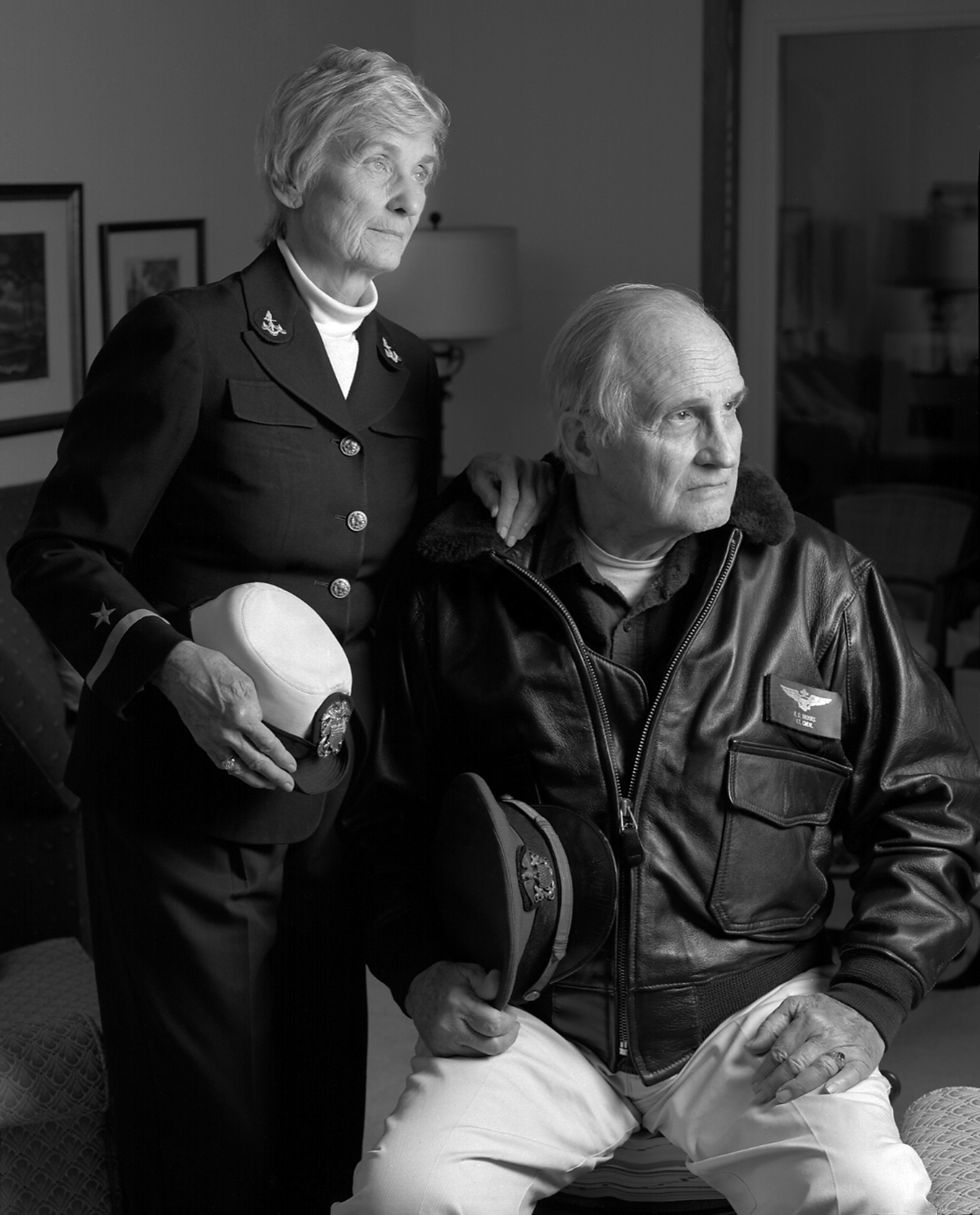 Recovered portrait record 03 from the Michigan Veterans of Five Wars installation by David J. DeJonge