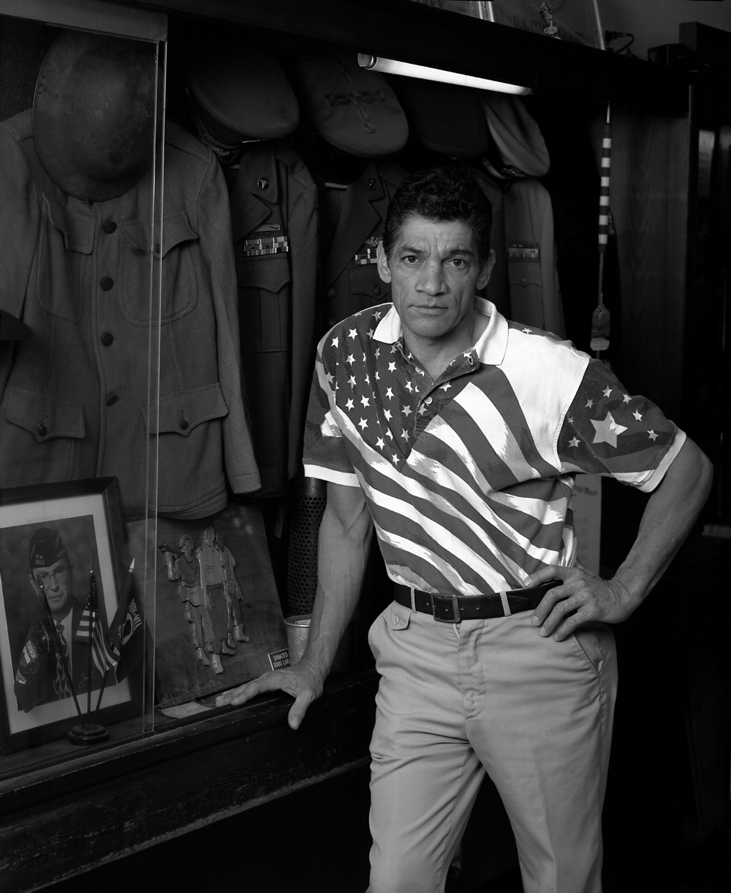 Portrait of Dale Cutler from Michigan Veterans of Five Wars by David J. DeJonge