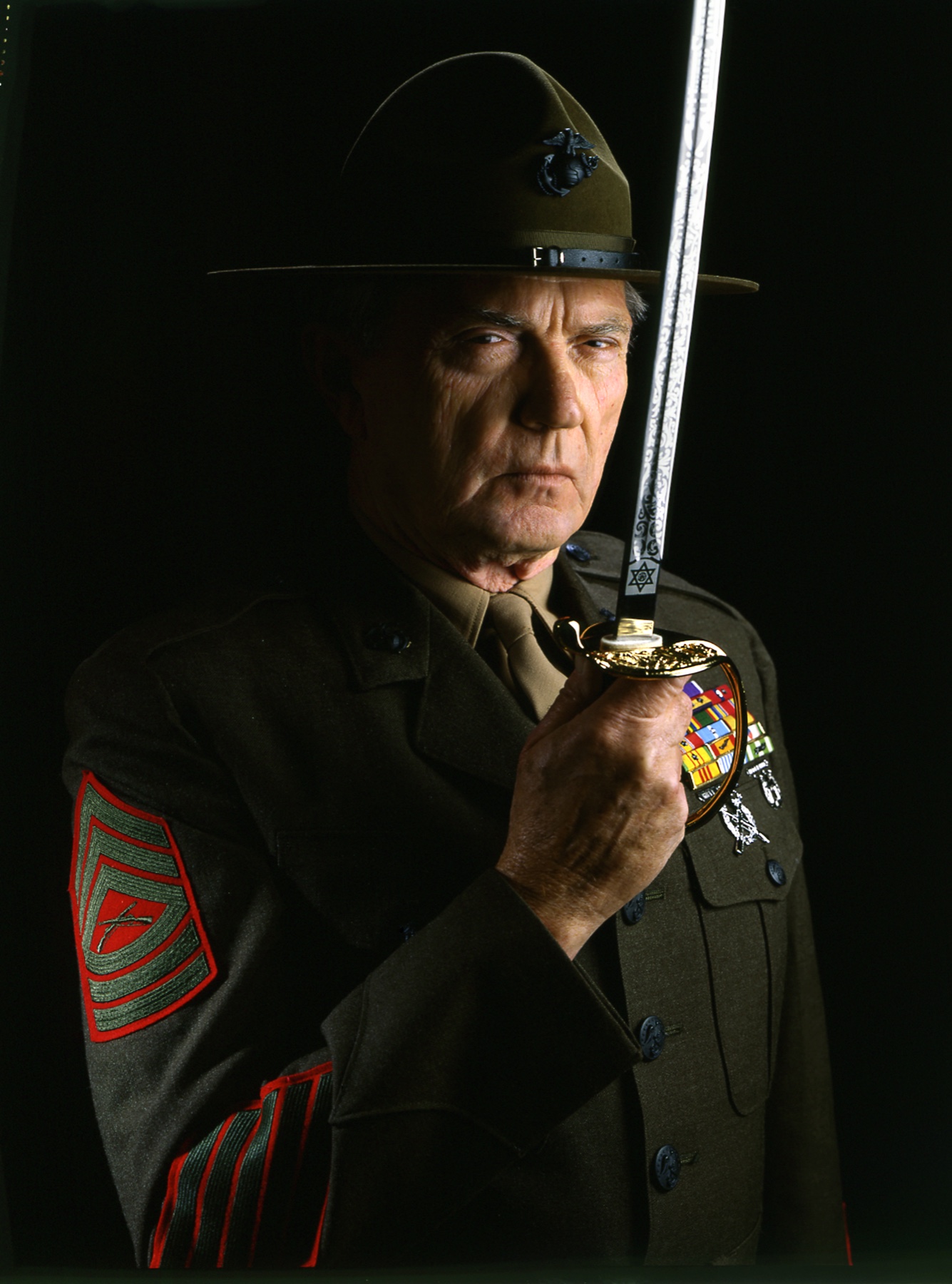 Portrait of Gerald Krygier from Michigan Veterans of Five Wars by David J. DeJonge