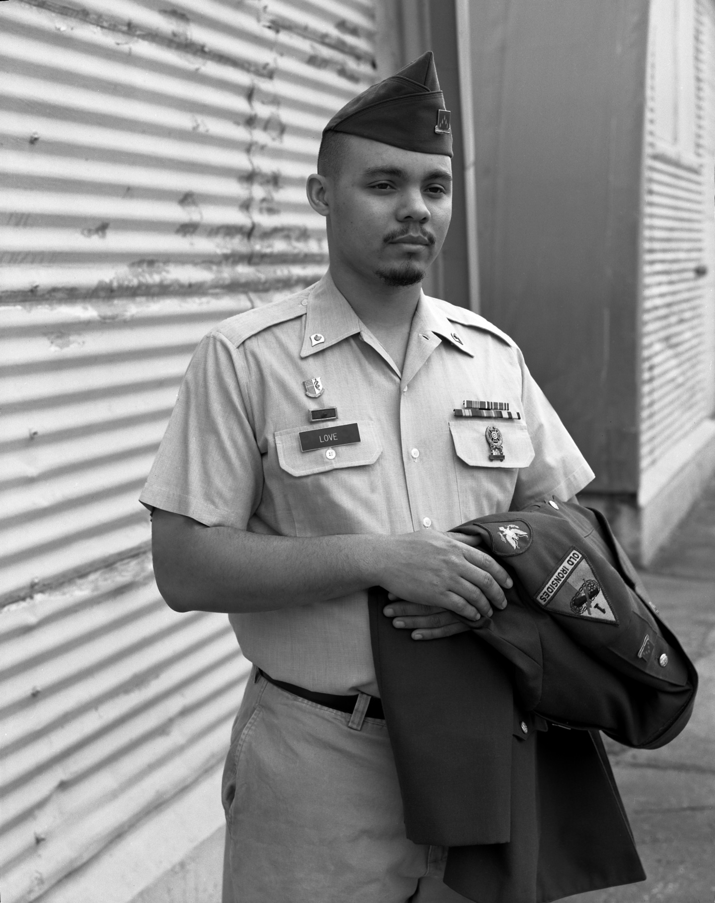 Portrait of Mark Love from Michigan Veterans of Five Wars by David J. DeJonge