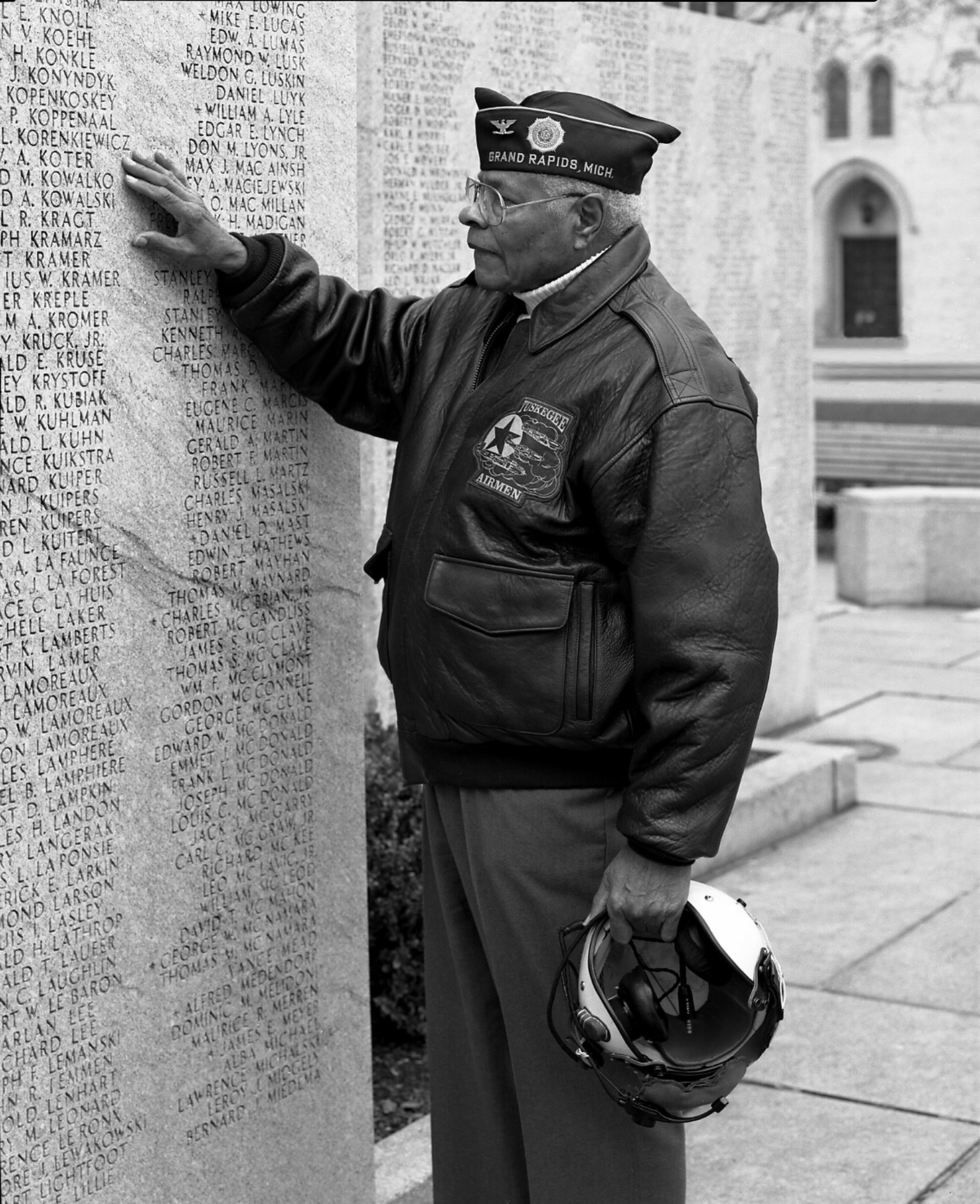 Portrait of Faite Mack from Michigan Veterans of Five Wars by David J. DeJonge
