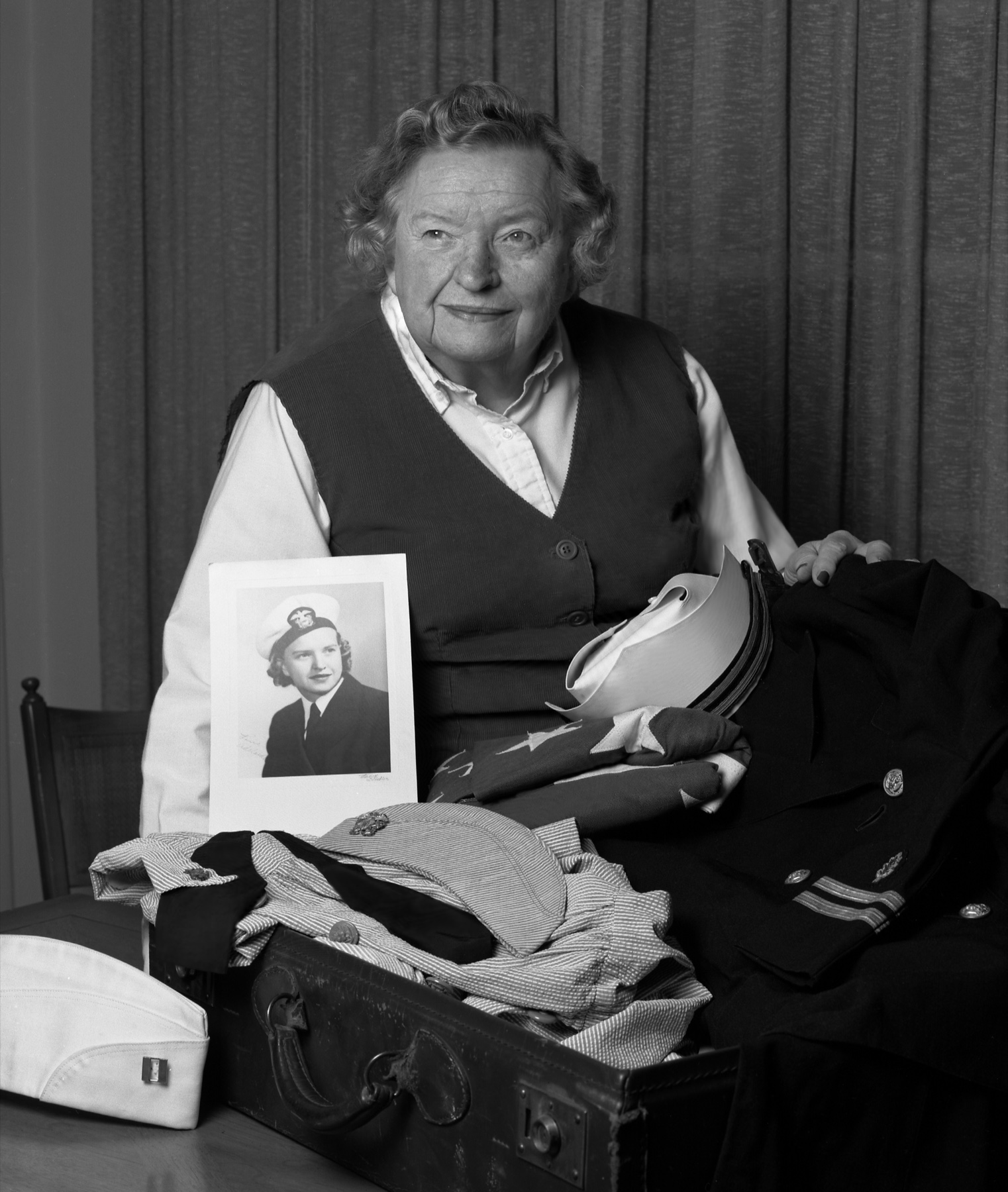 Portrait of Adelaide Vandenberg from Michigan Veterans of Five Wars by David J. DeJonge