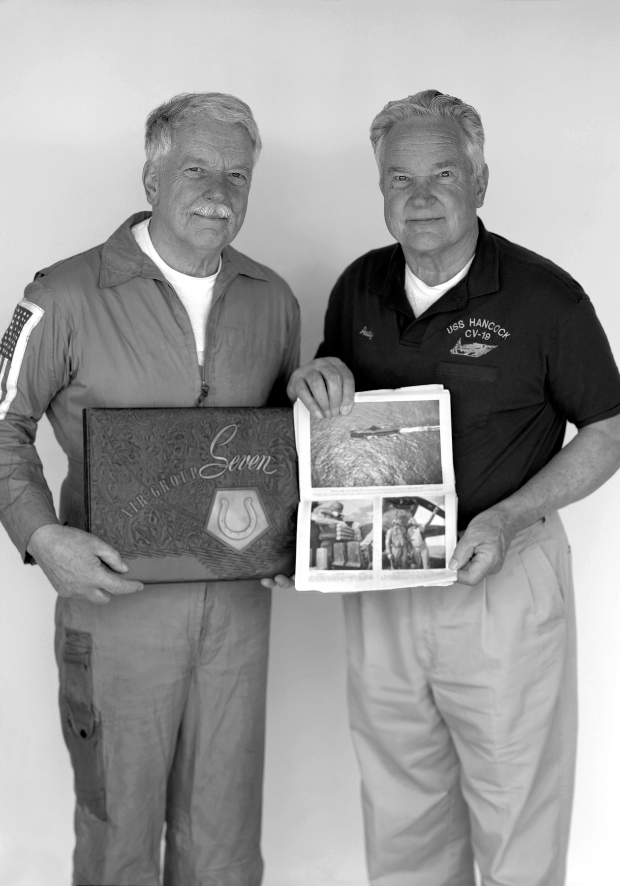 Portrait of Andrew and Arnold VanderWall from Michigan Veterans of Five Wars by David J. DeJonge