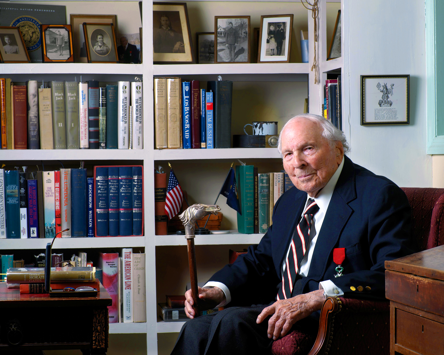 Portrait of Frank Woodruff Buckles by David J. DeJonge