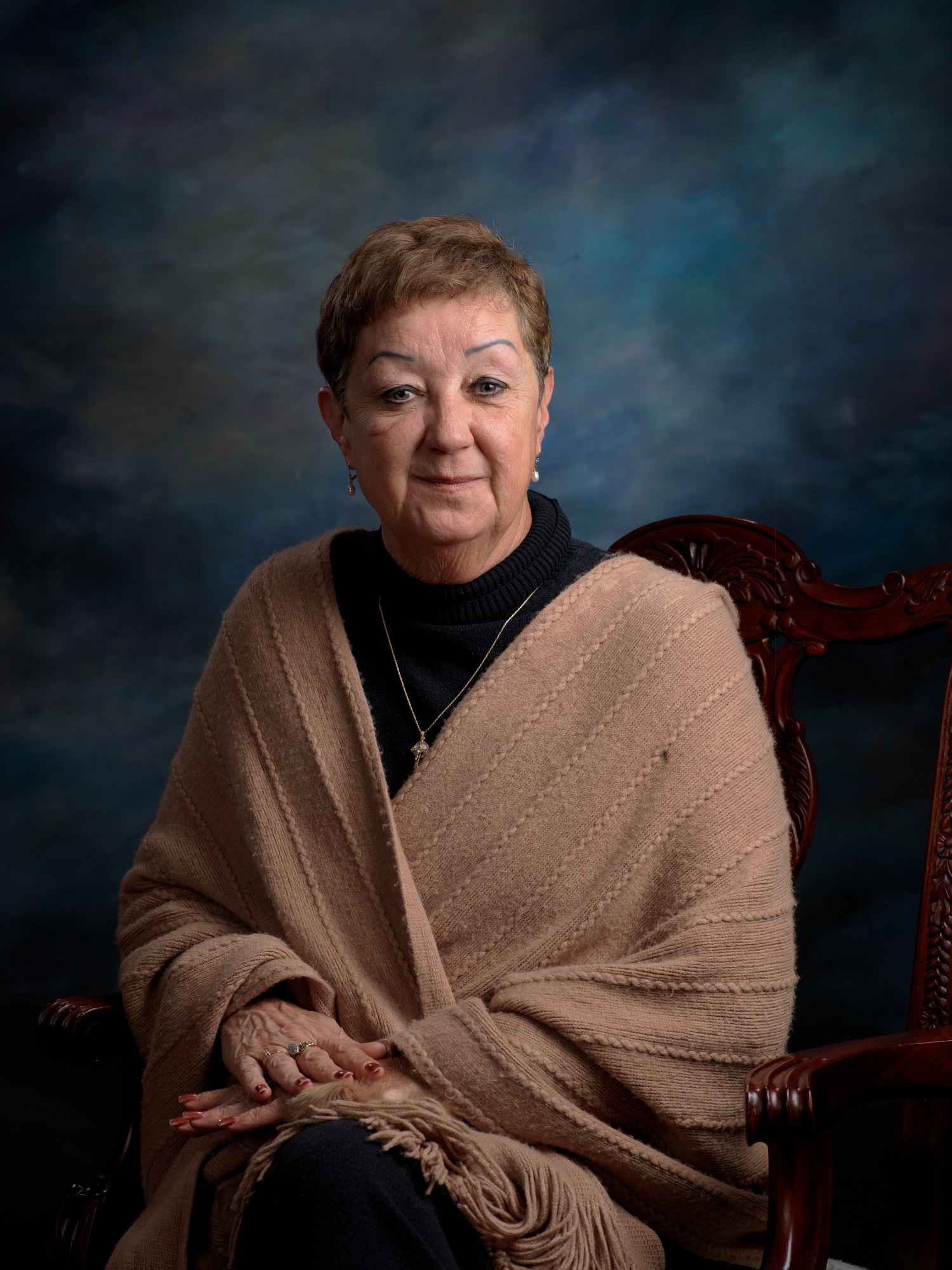 Formal portrait of Norma McCorvey, known as Jane Roe
